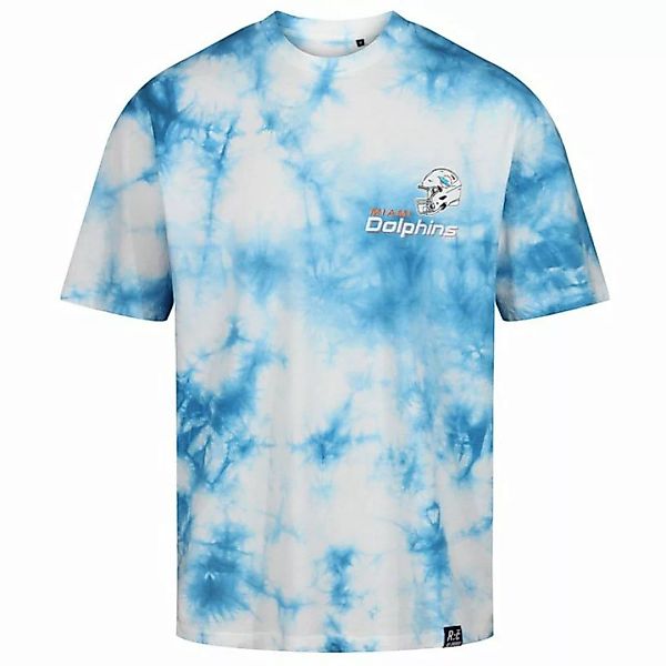 Recovered Print-Shirt Recovered Miami Dolphins NFL Tie-Dye Relaxed T-Shirt günstig online kaufen