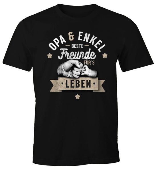MoonWorks Print-Shirt Herren T-Shirt Opa & günstig online kaufen