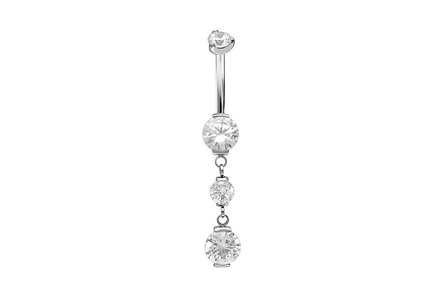 PIERCINGLINE Bauchnabelpiercing Titan Mini Bananabell mit Innengewinde 4 KR günstig online kaufen