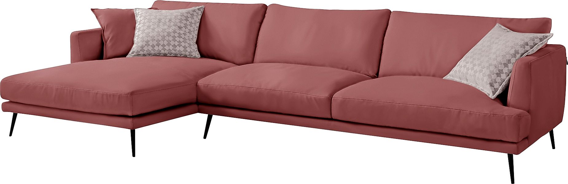 Egoitaliano Ecksofa »Sophia, Designsofa mit extrakomfortablem Sitzkomfort, günstig online kaufen