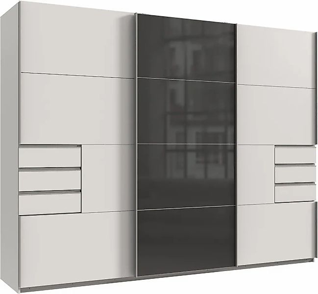 Wimex "Saigon, Kleiderschrank mit Schiebetür" mit Glaselementen, 3 Türen, 2 günstig online kaufen