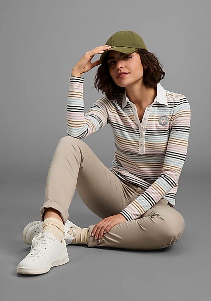 KangaROOS Poloshirt, in Pastelltönen mit langer Knopfleiste günstig online kaufen