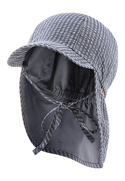 Sterntaler® Beanie Schirmmütze mit Nackenschutz Streifen günstig online kaufen