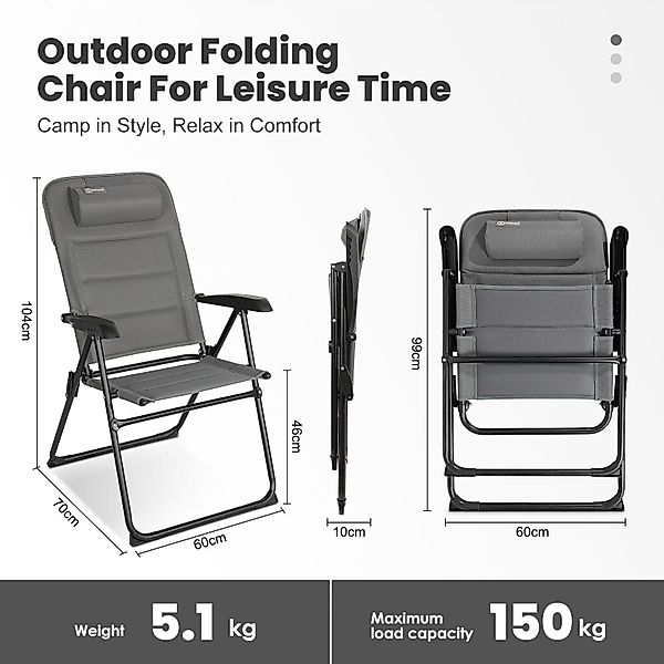 HOMECALL Campingstuhl Gartenstuhl Anglerstuhl Faltsessel Klappstuhl günstig online kaufen