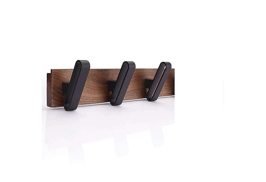 TECBULL Garderobenhaken TECBULL® Wandgarderobe Holz Deluxe, Garderobenleist günstig online kaufen