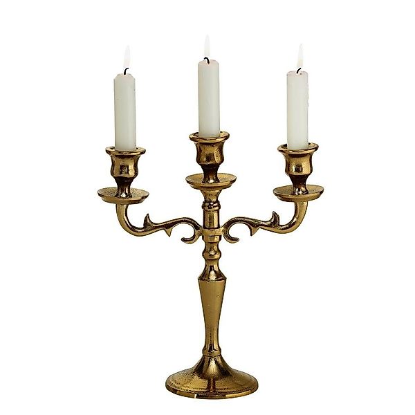 BOLTZE Kerzenleuchter Varas, Gold, 3-armig, aus günstig online kaufen