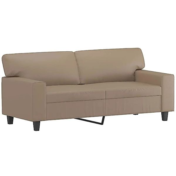 vidaXL 2-Sitzer-Sofa Cappuccino-Braun 140 cm Kunstleder 359421 günstig online kaufen