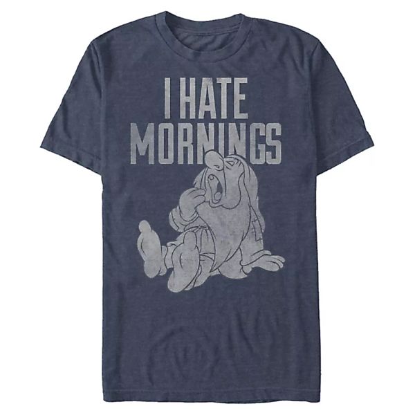 Disney - Schneewittchen - Schlafmütze Hate Mornings - Männer T-Shirt günstig online kaufen