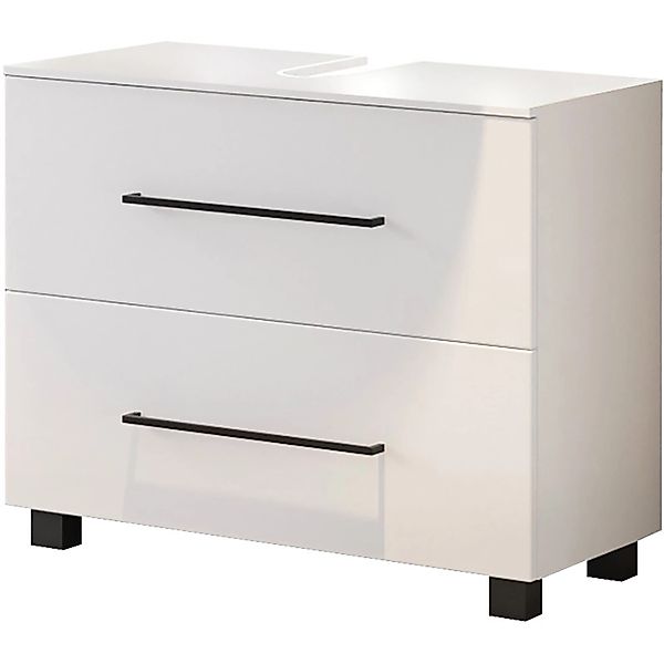 Held Möbel Waschbeckenunterschrank Rom 70 cm matt Weiß-Weiß günstig online kaufen