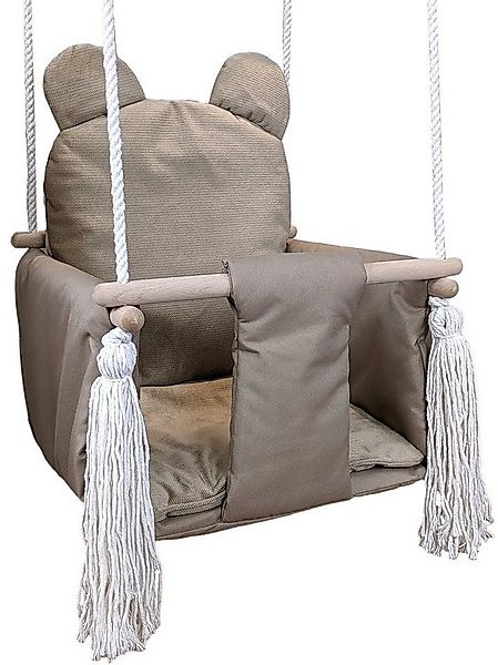 Pamek Einzelschaukel Suße Kinderschaukel Babyschaukel mit Gurt Schaukel Hol günstig online kaufen