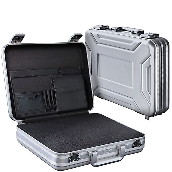 YPC Business-Koffer "EliteGuard" Voll-Aluminiumkoffer-mit Würfelschaum & günstig online kaufen