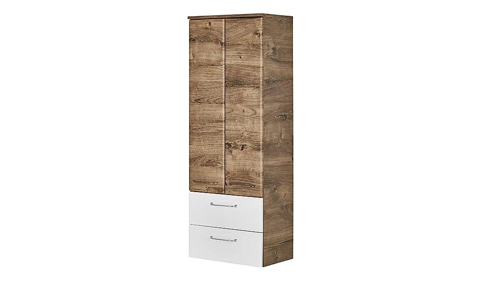 smart Midischrank  Onda ¦ holzfarben ¦ Maße (cm): B: 50 H: 136,1 T: 33.0 Sc günstig online kaufen