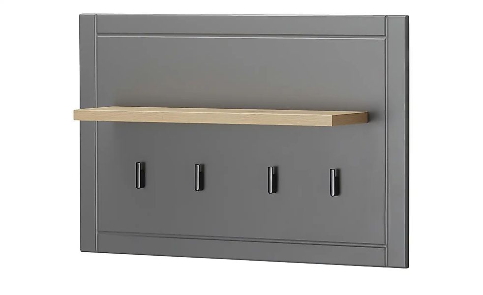 Garderobenpaneel  Assenza ¦ grau ¦ Holzwerkstoff foliert ¦ Maße (cm): B: 86 günstig online kaufen