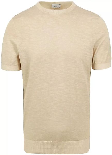Profuomo T-Shirt Leinen Ecru - Größe XL günstig online kaufen