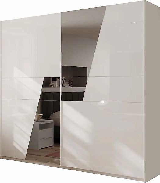 Home affaire Schwebetürenschrank "Malmo, Kleiderschrank mit 2 Schiebetüren, günstig online kaufen