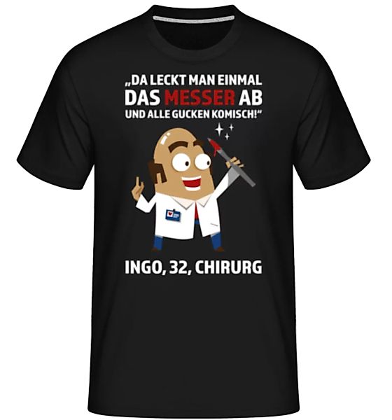 Messer Ablecken Chirurg · Shirtinator Männer T-Shirt günstig online kaufen