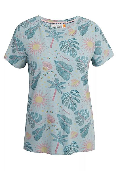 Ragwear Kurzarmshirt ADORI PRINT mit sommerlichem Allover Druck im Relax Fi günstig online kaufen