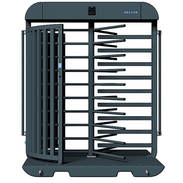 Schake Drehkreuz V-Turnstile Bauzaunmodul Verzinkt Schwarz Matt Beschichtet günstig online kaufen