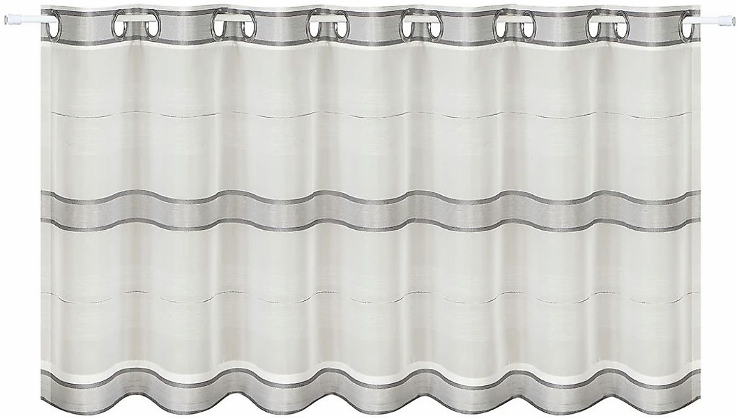 Gerster Scheibengardine "Ubbe" Ösen 1 Stk. tlg. HxB: 50x140, mit modernem S günstig online kaufen