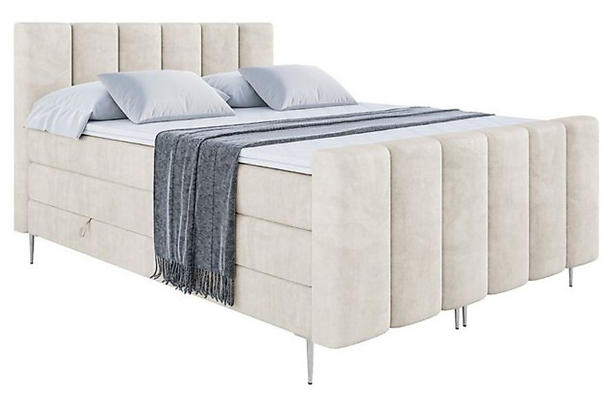 ALTDECOR Boxspringbett BOXI1-F-Z KING (Multipocket-Matratze H4, H3 Matratze günstig online kaufen