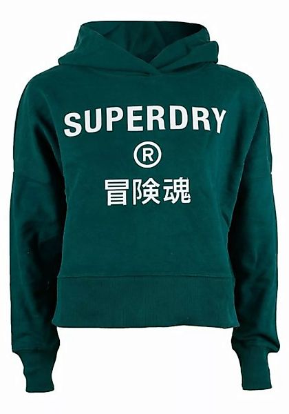 Superdry Kapuzensweatshirt Superdry Damen Hoodie Gerader Sport Kurzhoodie günstig online kaufen