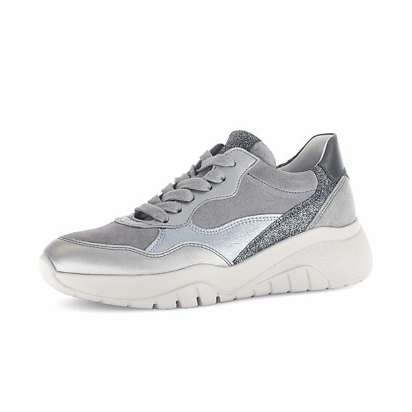 Gabor Sneaker "Sneaker low Materialmix Leder/Lederimitat" günstig online kaufen