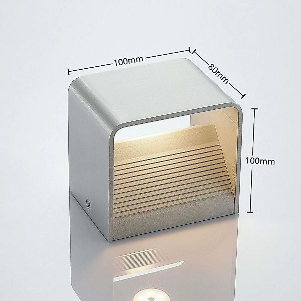 LED-Wandleuchte Lonisa, nickel, 10 cm günstig online kaufen