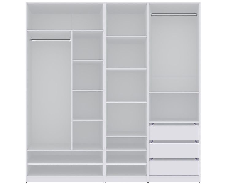 Marmex Möbel Garderobenschrank TRES SET E/B günstig online kaufen