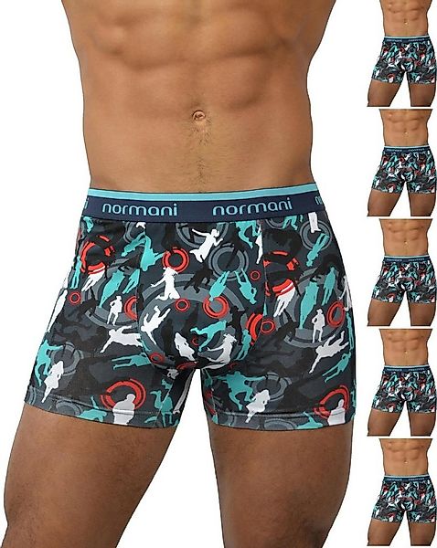 normani Retro Boxer 6 Stück Retro Boxershorts aus Baumwolle Unterhose aus a günstig online kaufen