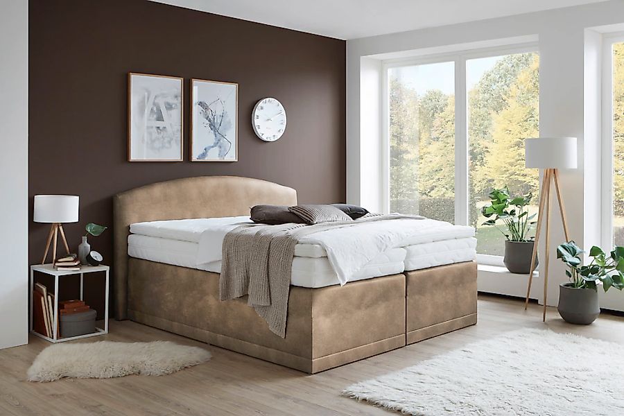 Westfalia Schlafkomfort Boxspringbett "Madeira in verschiedenen Härtegraden günstig online kaufen