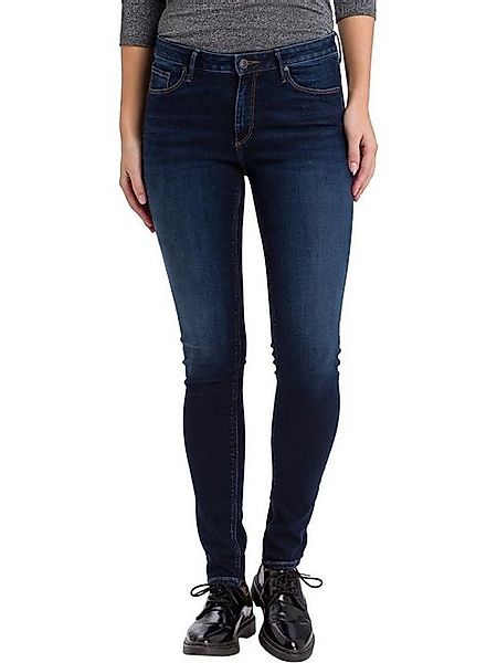 Cross Jeans Damen Jeans Alan - Skinny Fit - Blau - Deep Blue Used günstig online kaufen