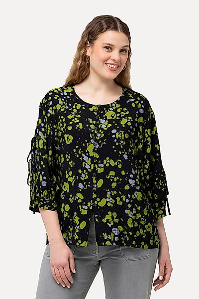 Ulla Popken Druckbluse Bluse Punkte A-Linie günstig online kaufen
