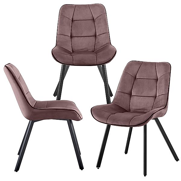 TRISENS Polsterstuhl Iris (Set, 3 St), günstig online kaufen