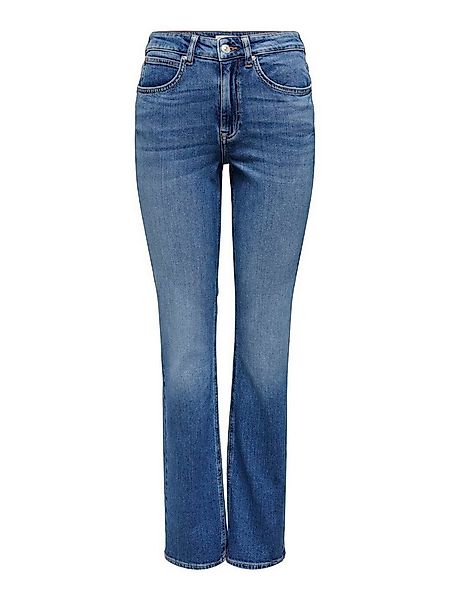 ONLY Straight-Jeans Only Damen Jeans-Hose OnlEverly Flared-Fit günstig online kaufen
