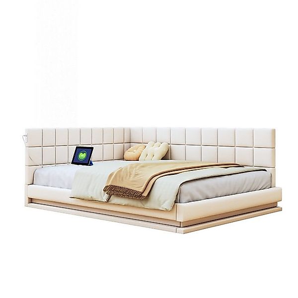 MODFU Polsterbett Schlafsofa Multifunktionsbett Stauraumbett Daybett Tagesb günstig online kaufen