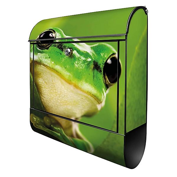 Banjado Design Briefkasten Schwarz Pulverbeschichtet 39x47x14cm 2 Schlüssel günstig online kaufen