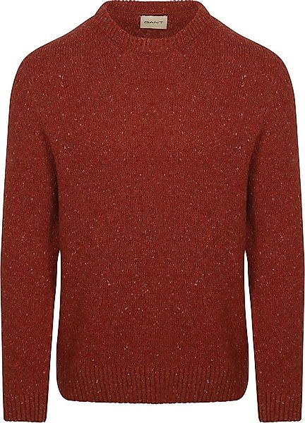 Gant Pullover Wool Blend Rust - Größe L günstig online kaufen