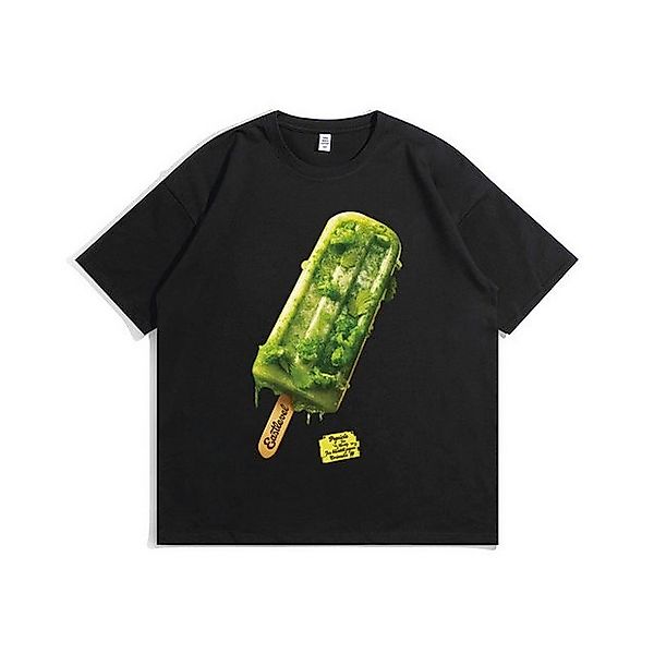 YRIIOMO Kurzarmshirt Oversize T Shirt mit weichem Materialmix, atmungsaktiv günstig online kaufen