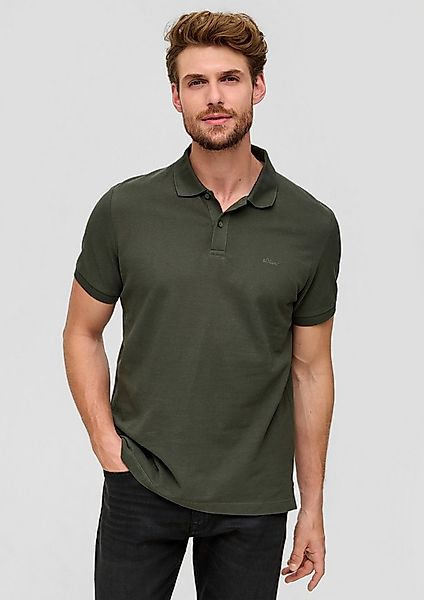 s.Oliver Kurzarmshirt Polo-Shirt Poloshirt aus Baumwollpiqué günstig online kaufen