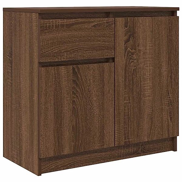 vidaXL Sideboard mit Schublade Braun Eichen-Optik 71x35x65 cm 861604 günstig online kaufen