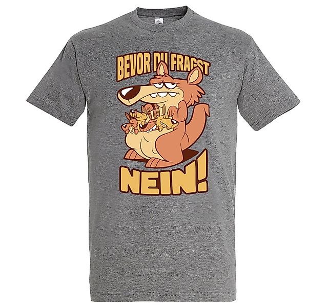 Youth Designz Print-Shirt Herren T-Shirt BEVOR DU FRAGST NEIN mit lustigem günstig online kaufen