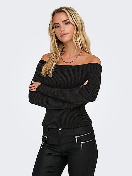 ONLY Strickpullover Weicher Strickpullover Schulterfrei Bequem Warm ONLKATI günstig online kaufen