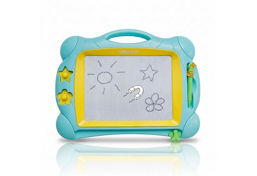 alldoro Zaubertafel magnetisch für Kinder, schwarz-weiß 32 x 25 cm mit Stif günstig online kaufen