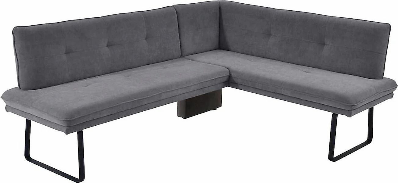 K+W Komfort & Wohnen Eckbank 1 Stk. tlg. Polstereckbank in Spitzkissenoptik günstig online kaufen