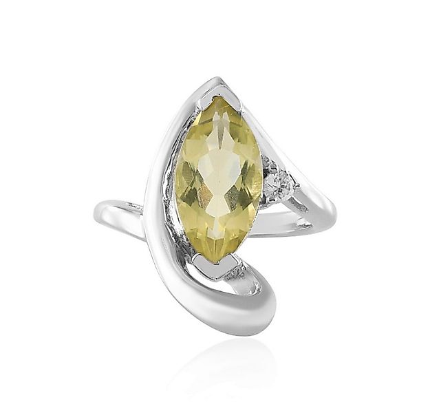 Cavill Silberring Cavill Ring 2,18 ct Limonenquarz Marquiseschliff Silber P günstig online kaufen