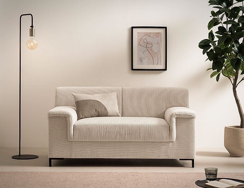 Home affaire 1,5-Sitzer »Jamie 2 B/T/H: 144/81/76 cm, auch in Cord« zeitlos günstig online kaufen