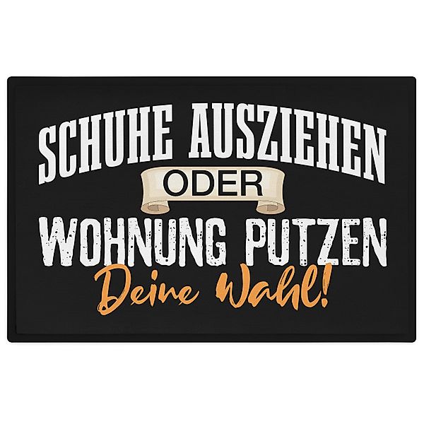 Trendation Fußmatte Schuhe Ausziehen Oder Wohnung günstig online kaufen