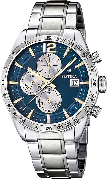 Festina Quarzuhr Herrenchronograph mit Edelstahlgehäuse - Festina Modell: 1 günstig online kaufen