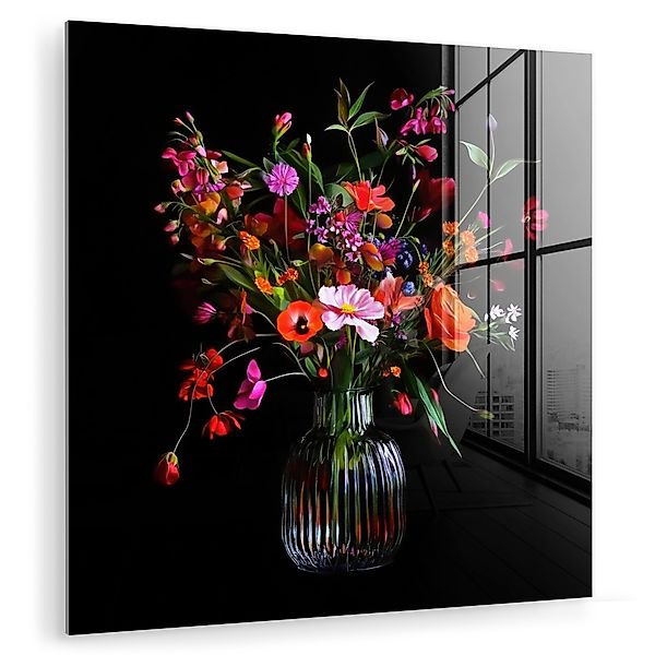 MuchoWow Acrylglasbild Blumenstrauß - Feldblumen - günstig online kaufen