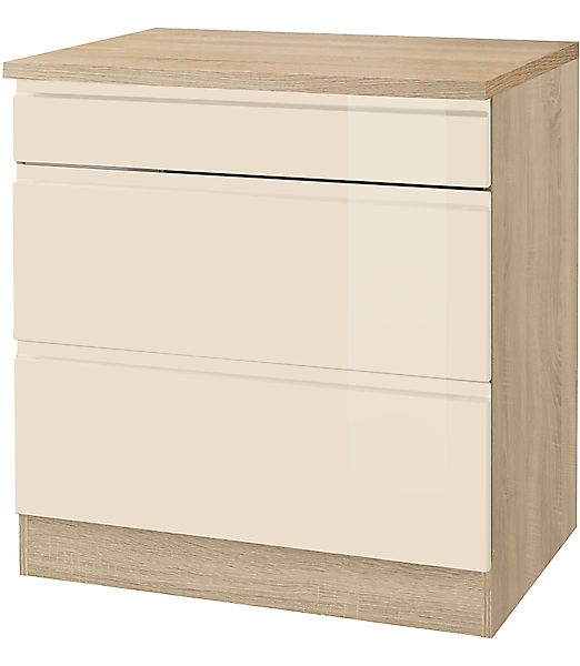 KOCHSTATION Kochfeldumbauschrank "KS-Virginia", 80 cm breit günstig online kaufen